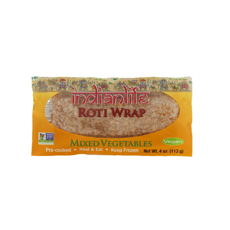 Picture of Indianlife Mixed Vegetables Roti Wrap FRZ - 113g