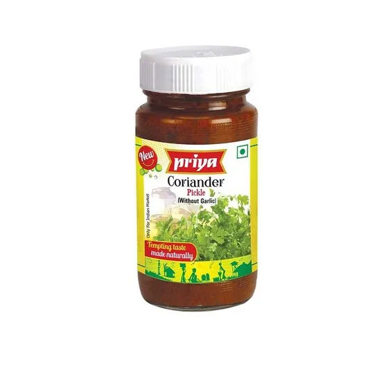 Picture of Priya Coriander W/O Garlic Pickle - 300g