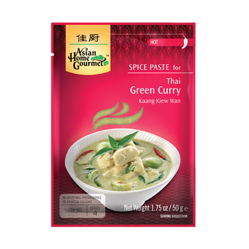 Picture of Asian Home Gourmet Thai Green Curry Paste - 50g
