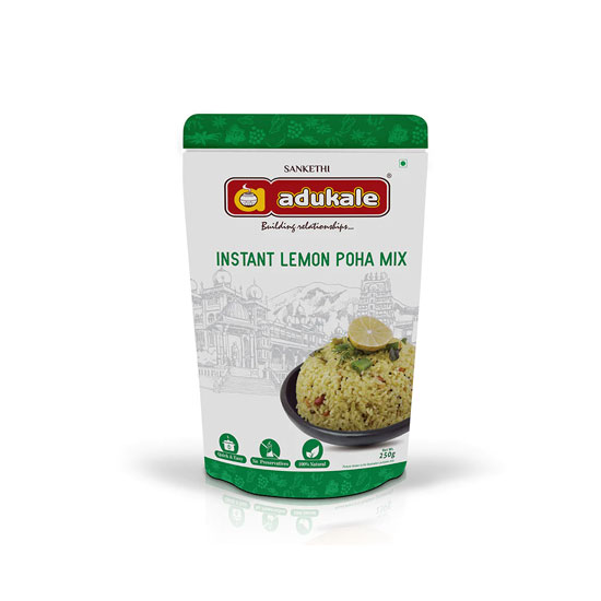 Picture of Adukale Lemon Poha Mix Instant - 250g