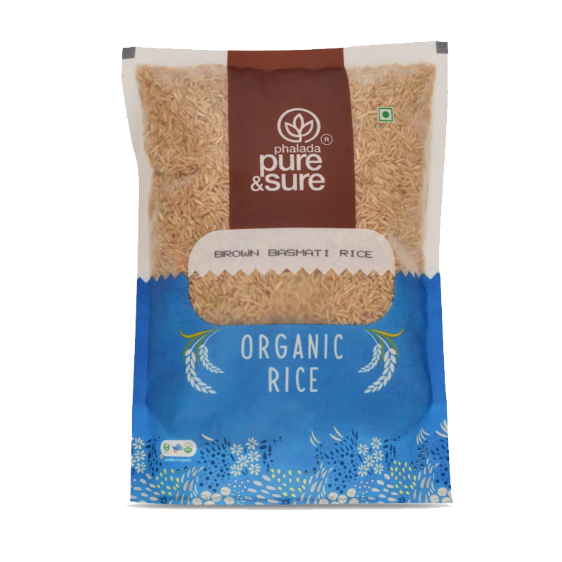 Picture of Pure & Sure Organic Brown Basmati Rice - 10lb