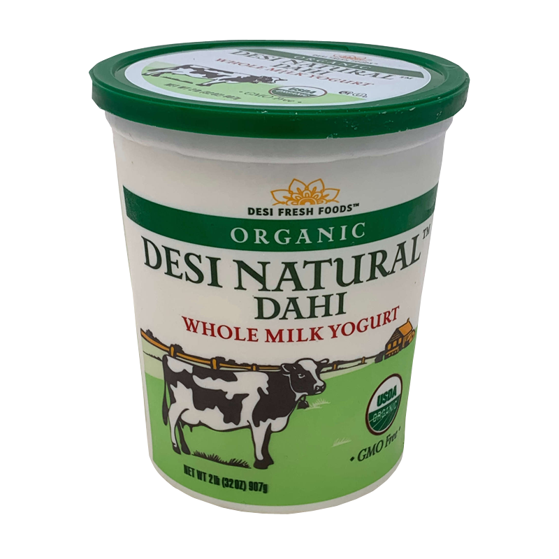 Picture of Desi Natural Organic Plain Yogurt - 2lb