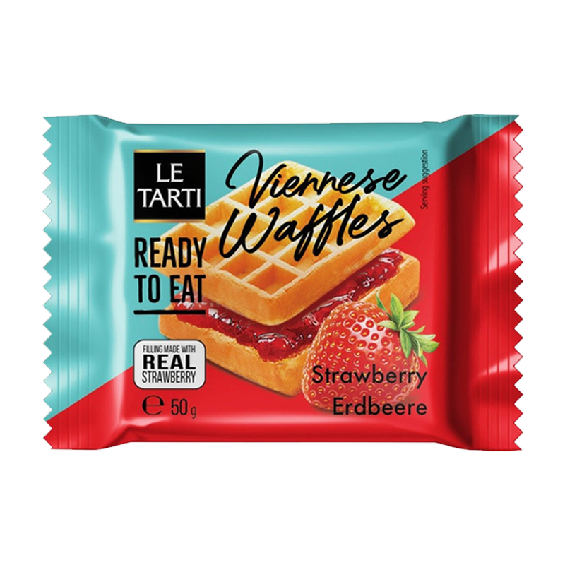 Picture of Le TartiReady to Eat Wafer Strawberry -50g