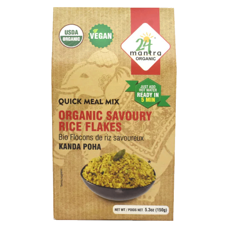 Picture of 24 Mantra Organic Savoury Rice Flakes-150g