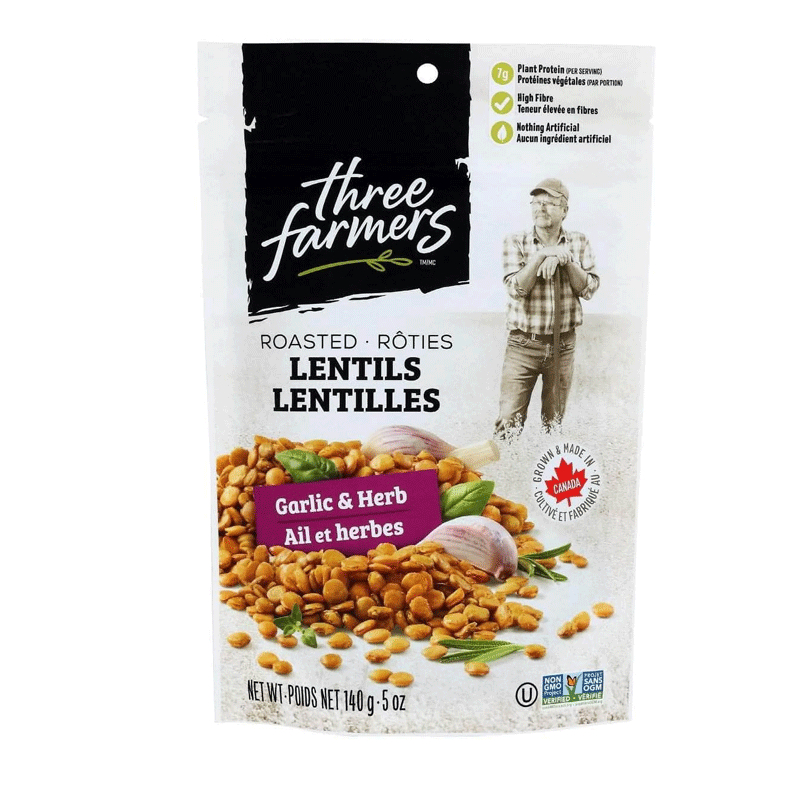 Picture of Three Farmers Lentil Garlic Herbs - 140g