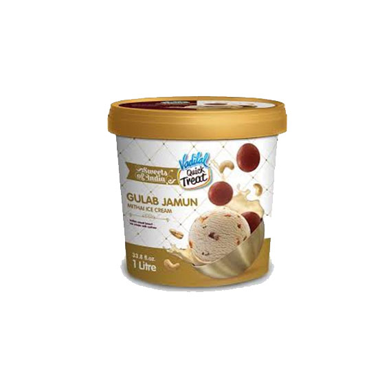 Picture of Vadilal Gulab Jamun Ice Cream - 1lt