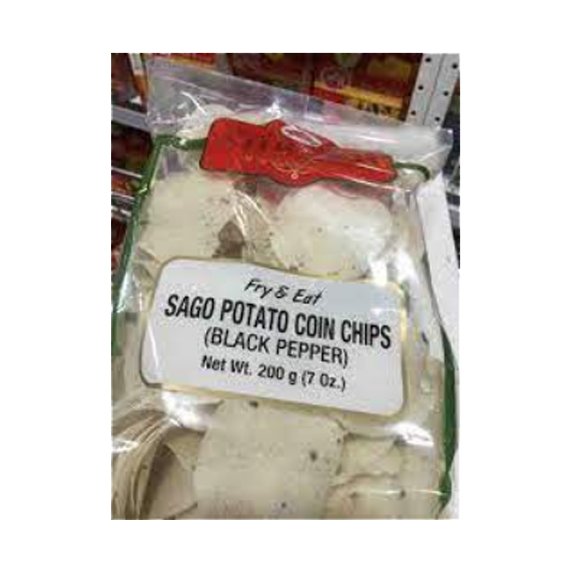 Picture of Shreeji Sago Black Pepper Coin Chips - 200g
