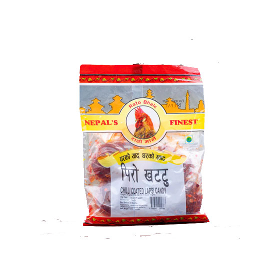 Picture of Nepali Rato Bhale Chilli Coated Lapsi Candy-70g