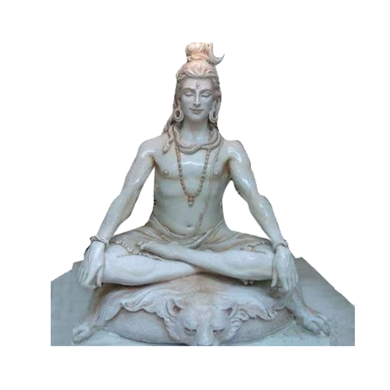 Picture of S White CP Shiva Statue Med