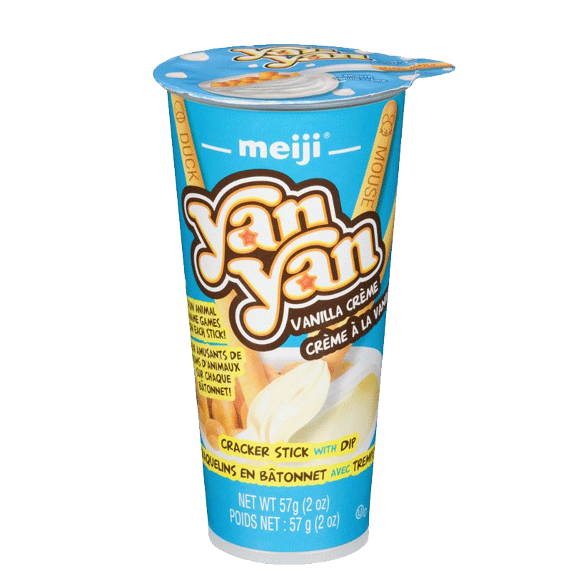 Picture of Meiji Yan Yan Vanilla Creme Filled Cookies - 57g