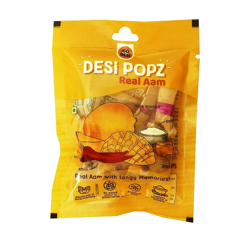 Picture of Go Desi Popz Real Aam - 36g*4