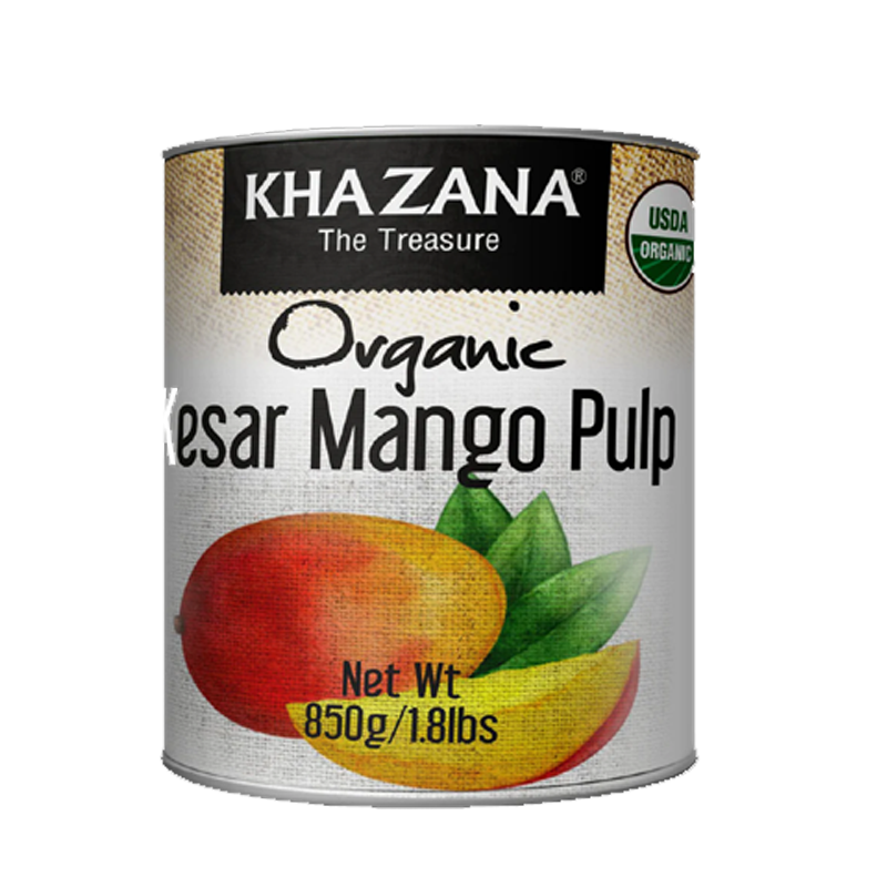 Picture of Khazana Organic Kesar Mango Pulp - 850g