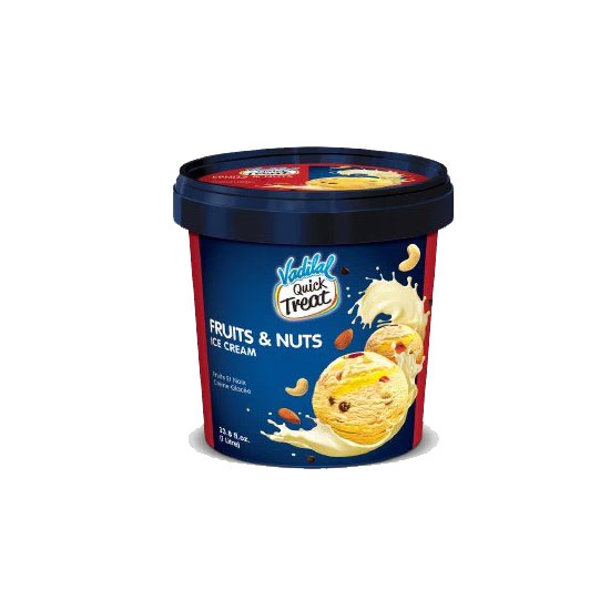 Picture of Vadilal Fruits & Nuts Ice Cream - 1lt