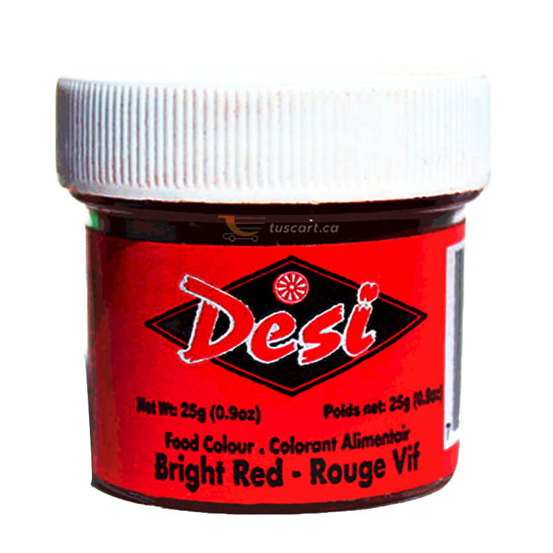Picture of Desi Food Color Bright Red - 25g