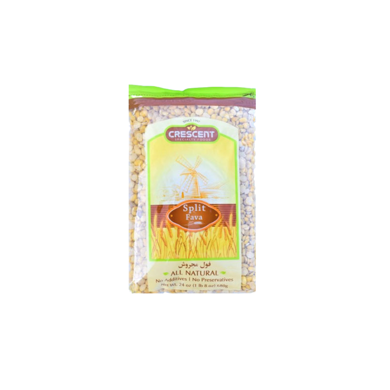 Picture of Crescent Dry Split Fava Beans - 24oz