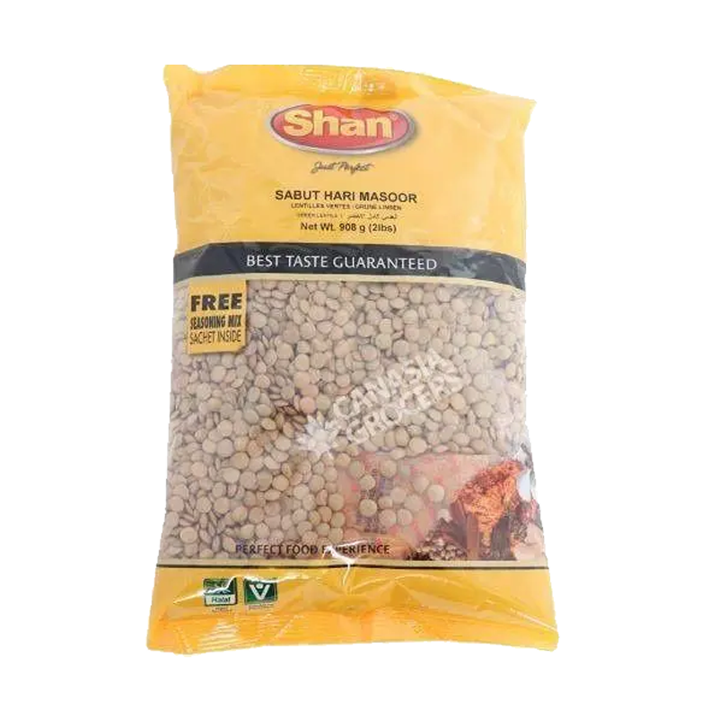 Picture of Shan Sabut Hari Masoor - 2lb