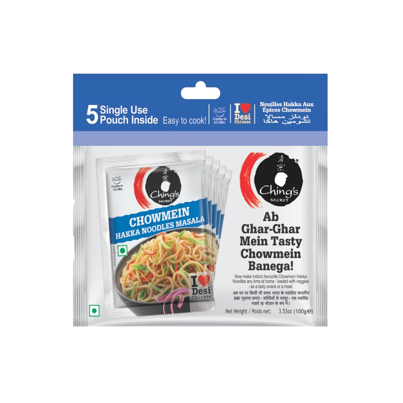 Picture of Chings Chowmein Hakka Noodles Masala - 100g*5