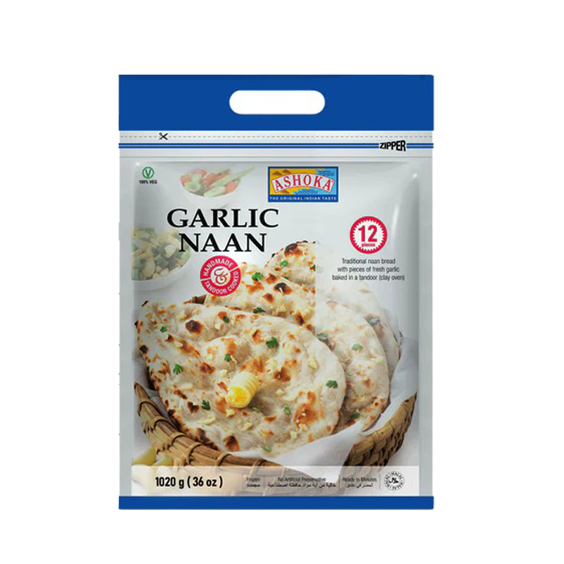 Picture of Ashoka Tandoori Garlic Naan 12pcs - 1020g