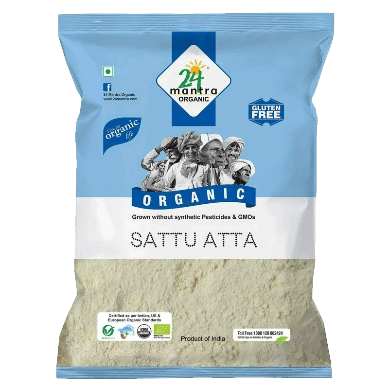 Picture of 24 Mantra Organic Sattu Atta Flour - 2Lb