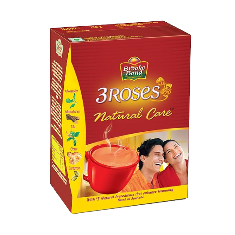 Picture of Brooke Bond Three Roses Natural Care Tea - 250g