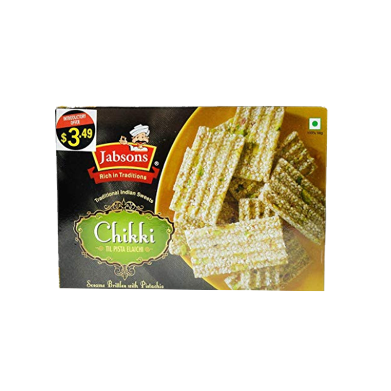 Picture of Jabsons Chikki Pista Elaichi - 400g