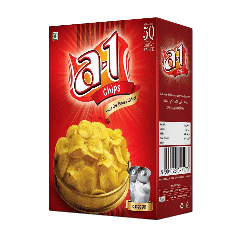 Picture of A1 Chips Banana Crisps - 250g