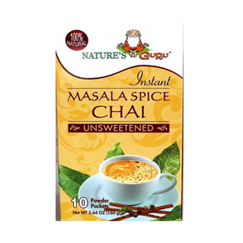 Picture of Natures Guru Masala Spice Chai Unsweetened Tea Bags - 160g*10