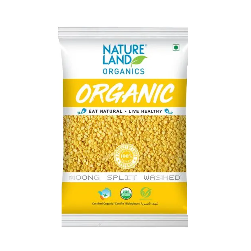 Picture of Nature Land Organic Moong Split Washed - 2lb