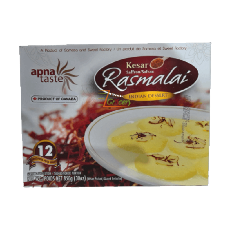 Picture of Apna Taste Kesar Rasmalai FRZ - 30oz*12