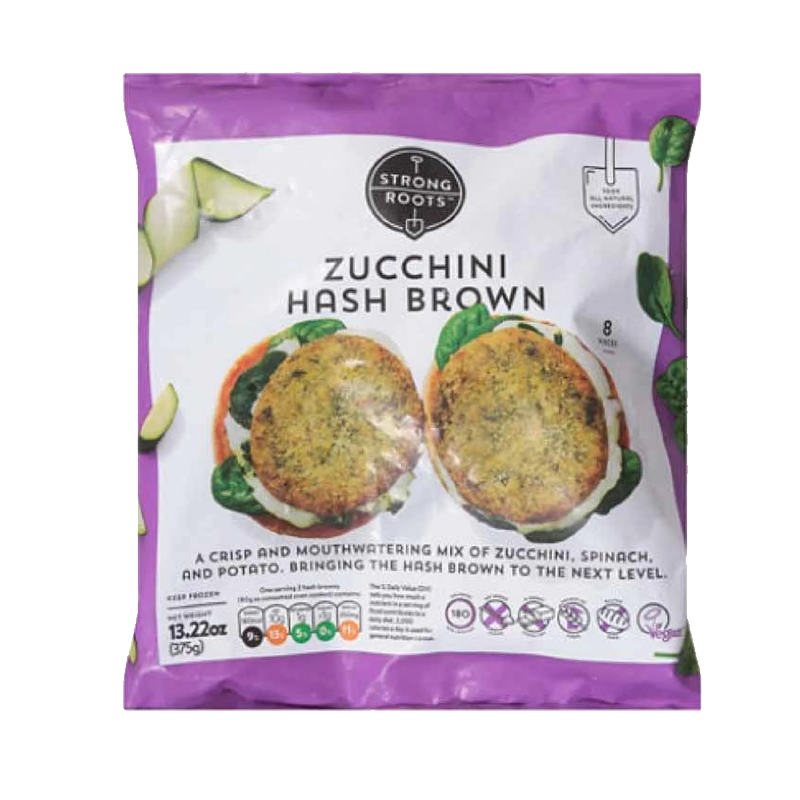 Picture of Strong Roots Hash Brown Zucchini - 13oz*8