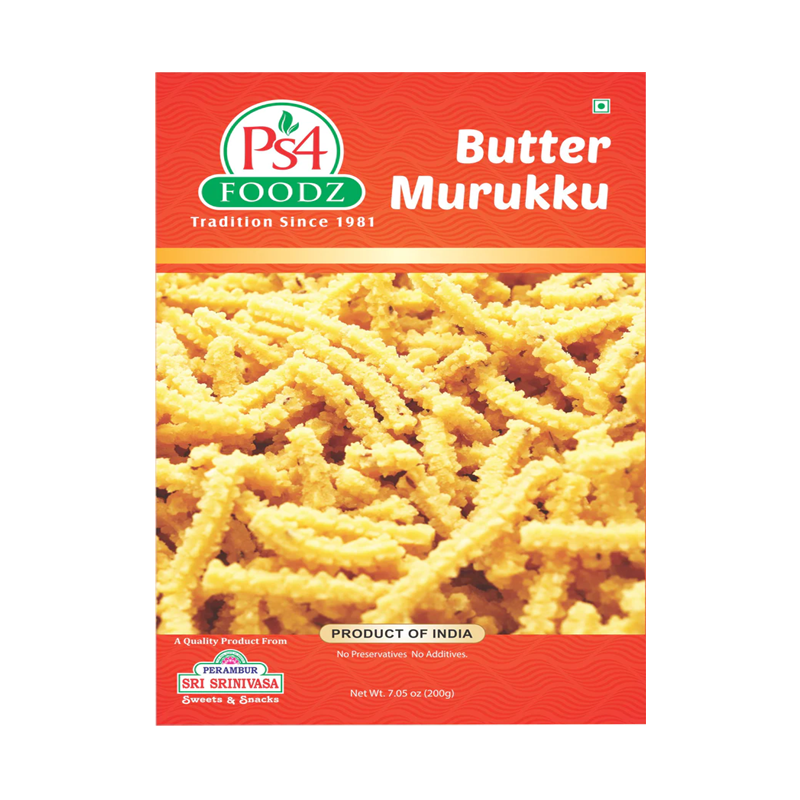 Picture of PS4 Foodz Butter Murukku - 200g