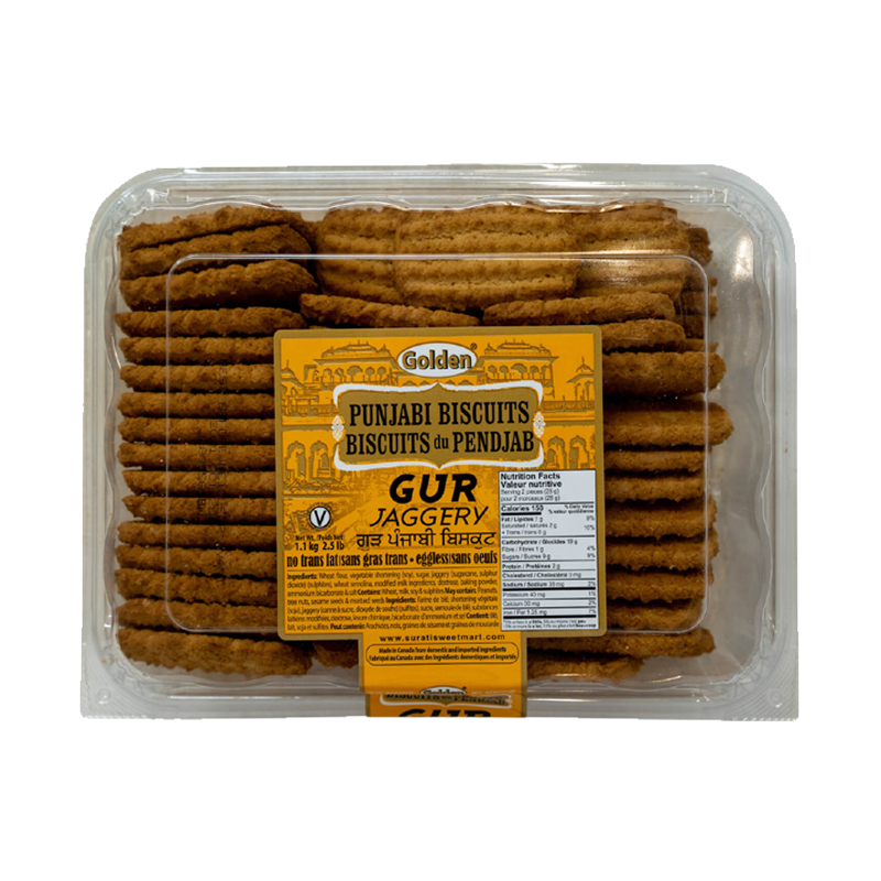 Picture of Golden Punjabi Gur Cookie - 2.5lb