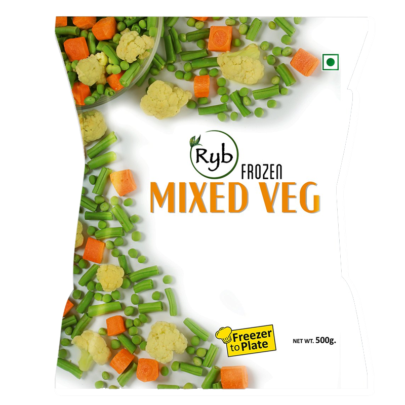 Picture of Indias Nature Low Sodium Mixed Vegetable Pickle - 500gm