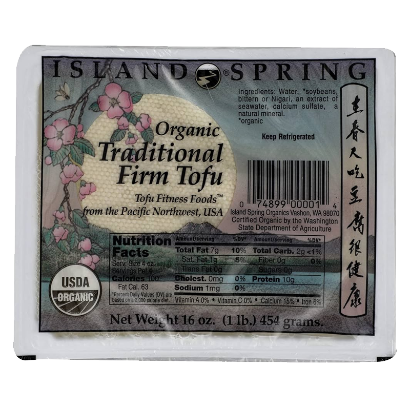 Picture of Island Spring Organic Traditional Tofu Firm - 16oz