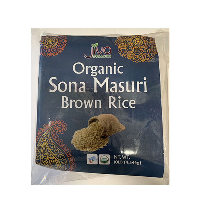 Picture of Jiva Organic Sona Masoori Brown Rice - 10lb