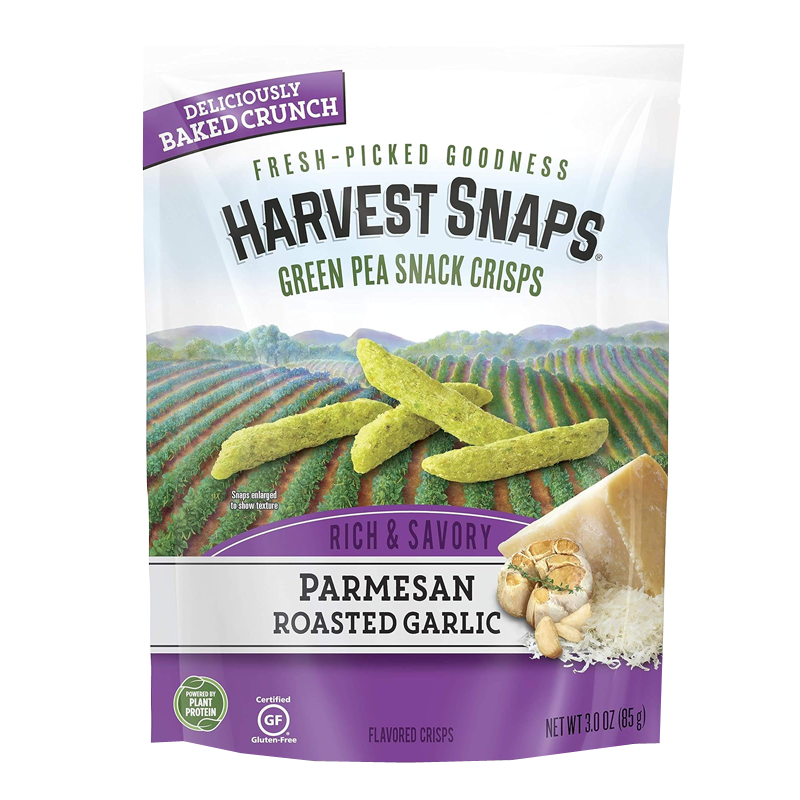 Picture of Harvest Snaps Green Peas Parmesan Roasted Garlic - 85g