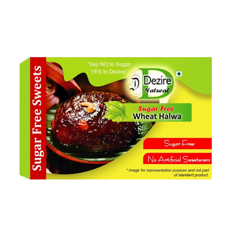 Picture of Dezire Natural Sugarless Wheat Halwa FRZ - 250g