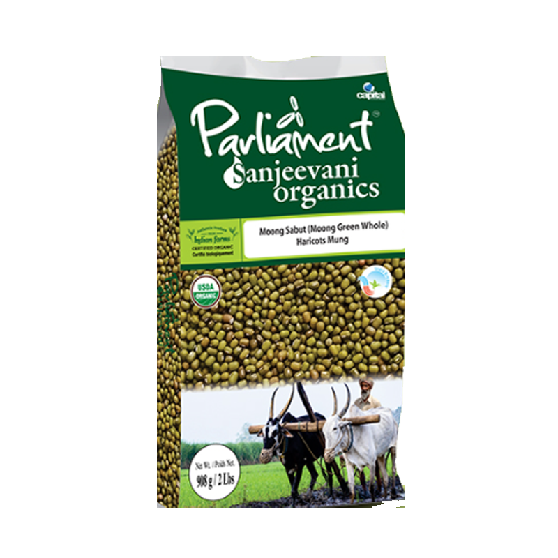 Picture of Parliament Sanjeevani Organics Moong Sabut - 4lb