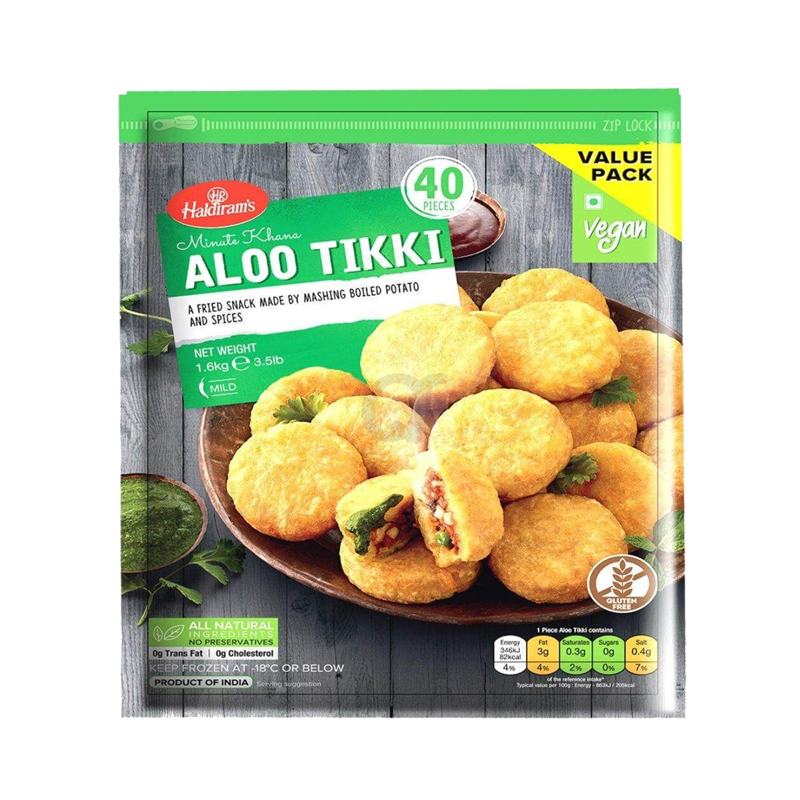 Picture of Haldirams Aloo Tikki FRZ - 1.6kg*40