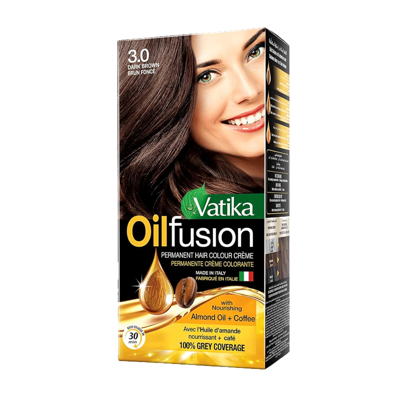 Picture of Vatika Hair color Kit Dark Brown 3.0- 108ml