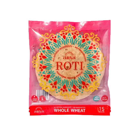 Picture of Arya Roti Whole Wheat 15pc -24oz