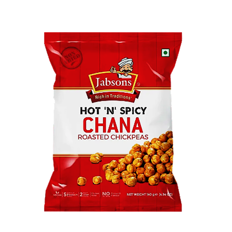 Picture of Jabsons Roasted Chana Hot N Spicy - 140g