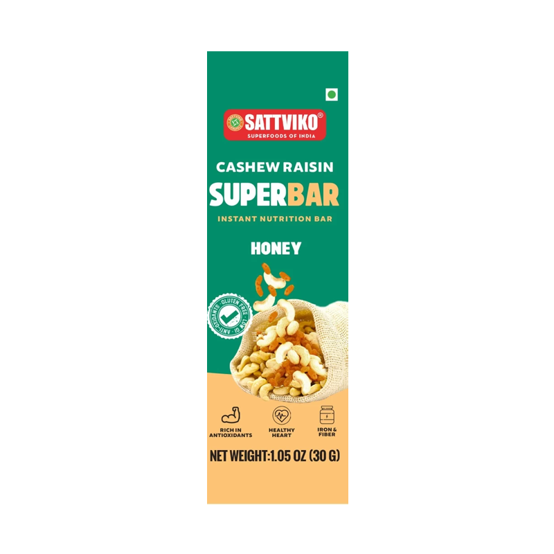 Picture of Sattviko Super Bar Cashew Raisin - 30g*7