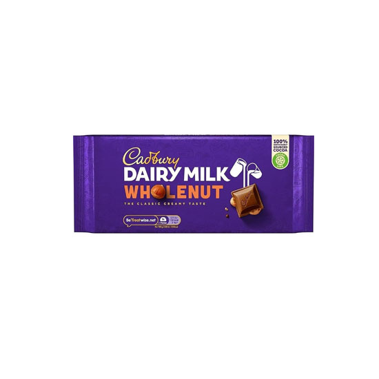 Picture of Cadbury Dairy Milk Whole Nut UK-230g