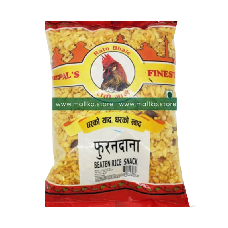 Picture of Rato Bhale Nepali Beaten Rice Snack - 350g