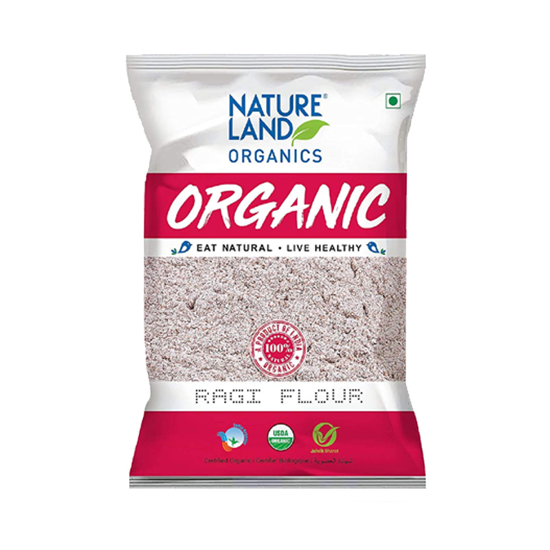 Picture of Nature Land Organic Ragi Flour - 1lb