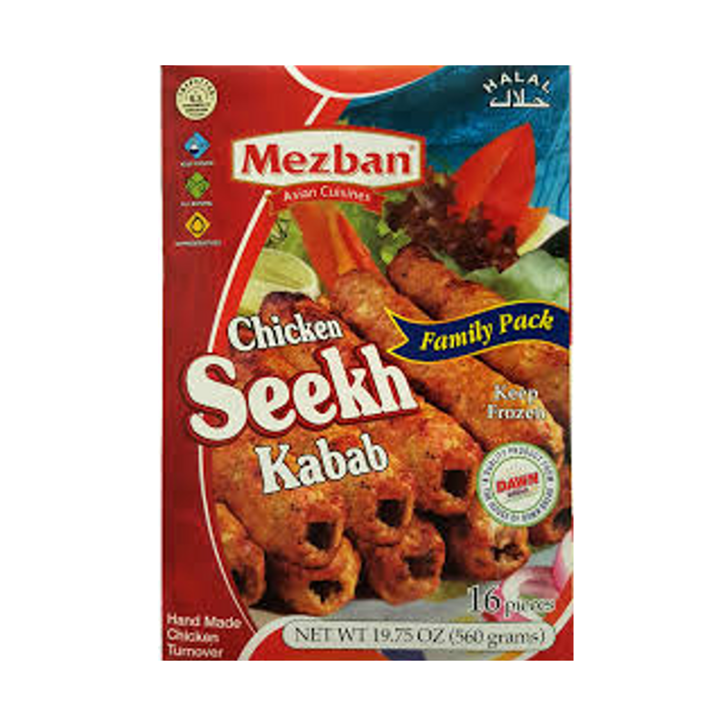 Picture of Mezban Chicken Seekh Kabab Family Pack FRZ - 580g