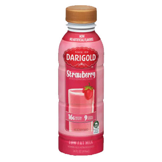 Picture of Darigold Strawberry Milk Low Fat UHT-14oz