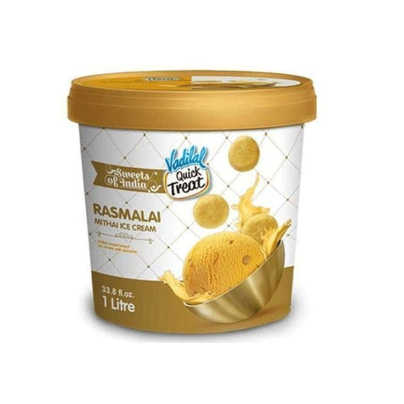 Picture of Vadilal Rasmalai Ice Cream FRZ - 1lt