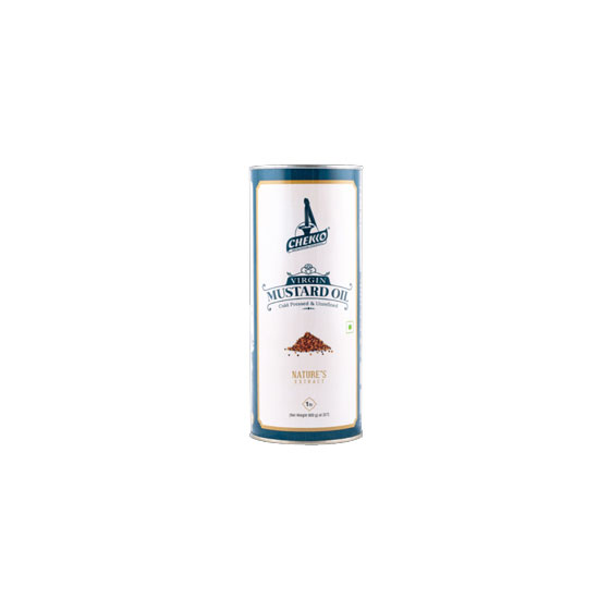 Picture of Chekko Virgin Mustard Oil Cold Pressed & Unrefined - 1lt